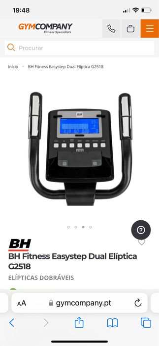 Eliptica BH Fitness Easystep Dual Elíptica G2518