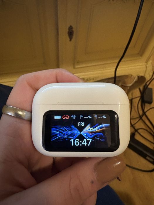 Auriculares com LCD