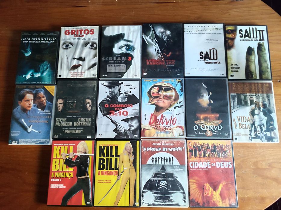 Vários DVDs para venda (valor de cada um na descrição)