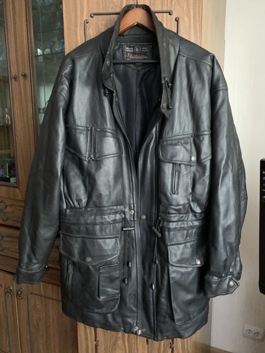 Куртка кожаная муж