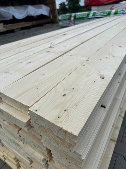 Deska Stropopodłoga Świerk 40x146mm C