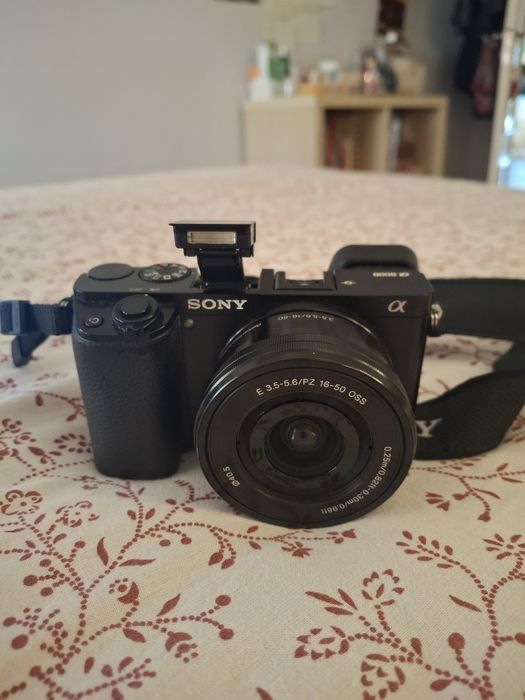 SONY A6000 + SONY 16-50mm/F.3.5-5.6 Camera Bundle + Flash TT350s