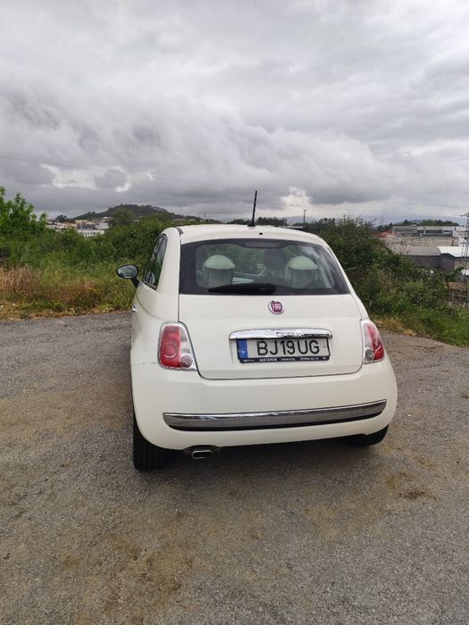 Fiat 500 1.2 Lounge 2014 | Teto Panorâmico | Impecável (128.000 km)