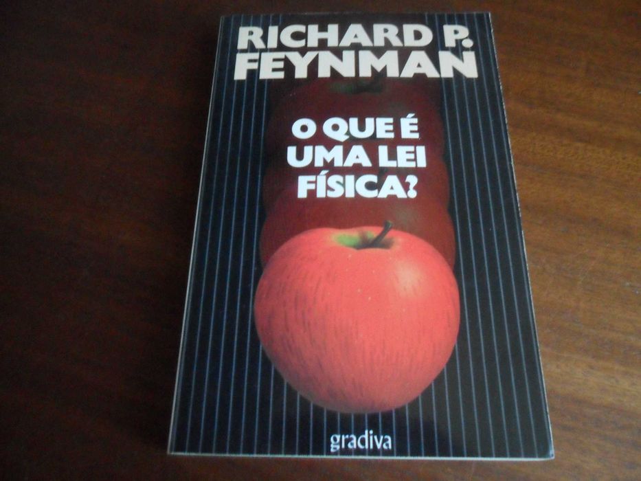 "O Que É Uma Lei Física?" de Richard P. Feynman - 1ª Edição de 1989