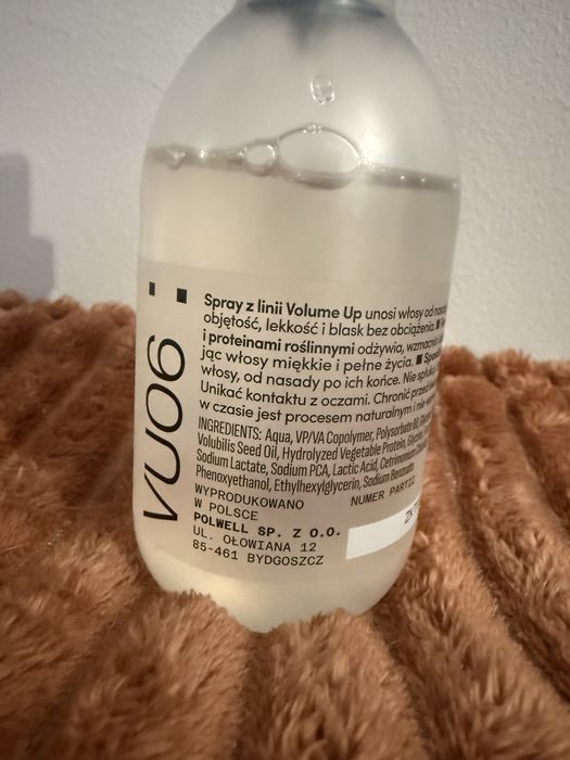 Spray Volume Up.