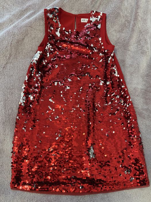 H&m sukienka dla dziewczynki 134 stan b dobry