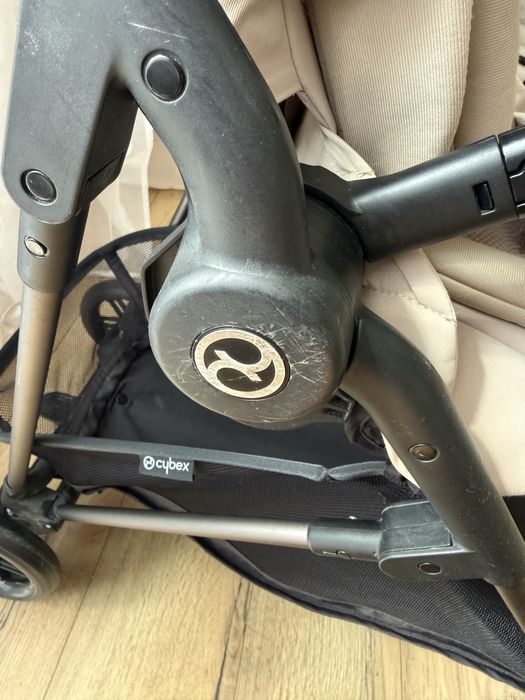 Cybex Melio Almond Beige beżowy nowe kółka