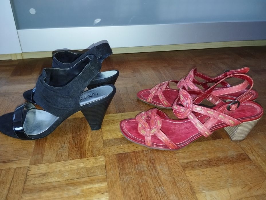 5 pares sandálias e socas, novas nr 40