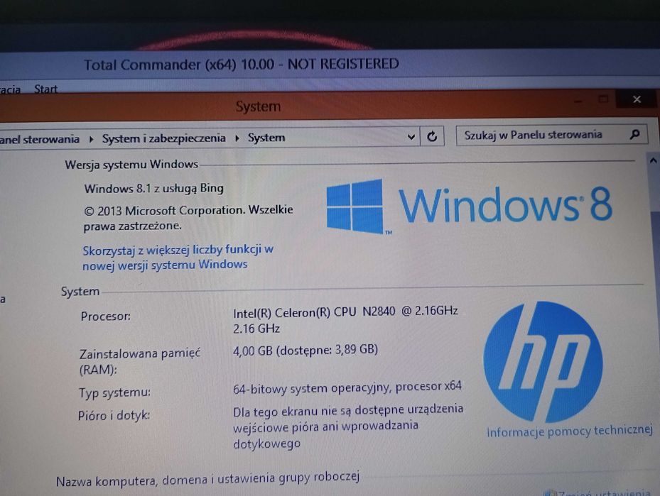 Używany na części lub do odnowienia Laptop Hewlett-Packard 15-R101NW