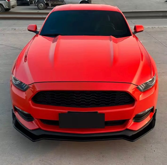 Губа на передний бампер Ford Mustang накладка на бампер сплитер мустан