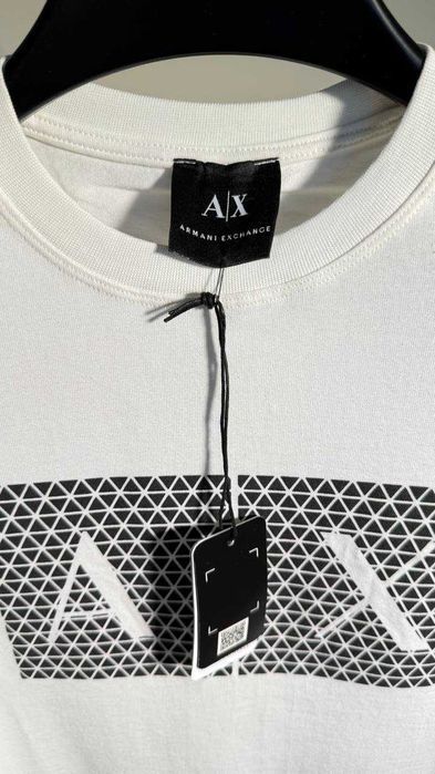 Чоловіча  мужская футболка Armani Exchange  White