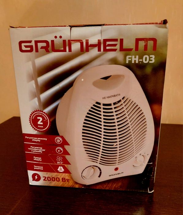 Тепловентилятор Grünhelm FH-03