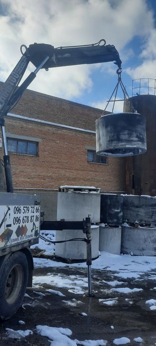 Кільця бетонні, септик, каналізаційні кільця.