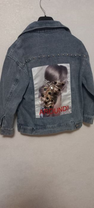 Куртка джинсова для дівчинки