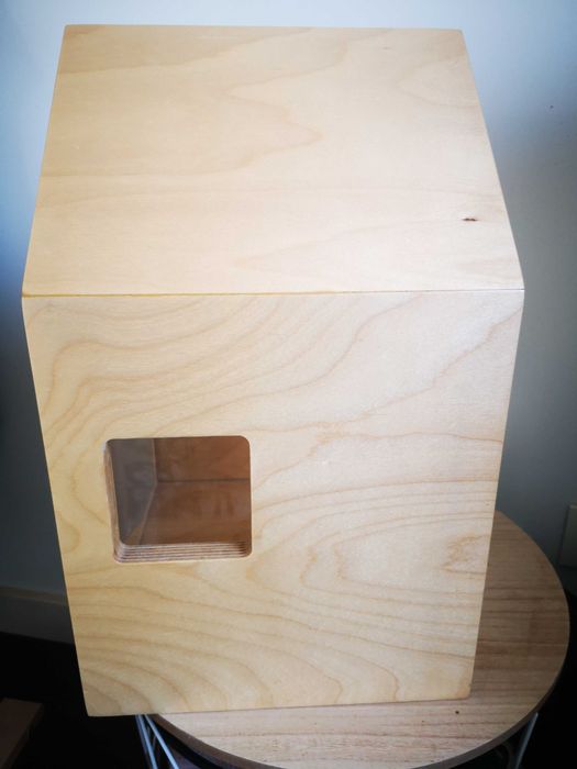 Aquário casa Decoração em Madeira e Acrilico