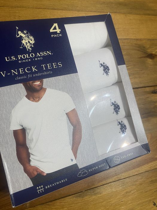 Футболки U.S. POLO. ASSN  V-NECK TEES original