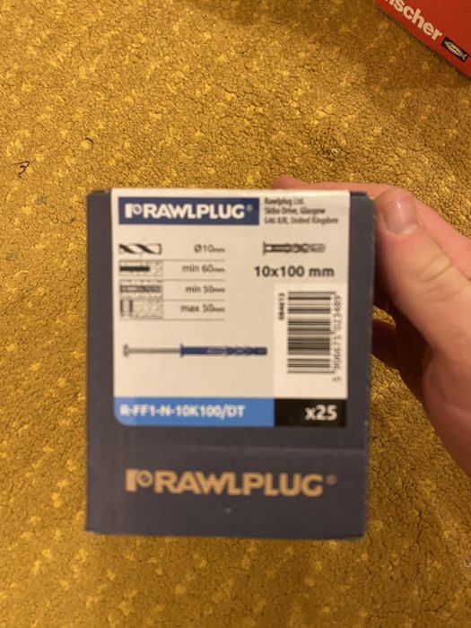 Rawlplug  r-ff1-n-k-dt 10x100 kolek ramowy