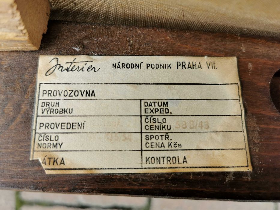 Zestaw ART DECO Kropáček & Koželka, Czechosłowacja '40-'60, Retro, PRL