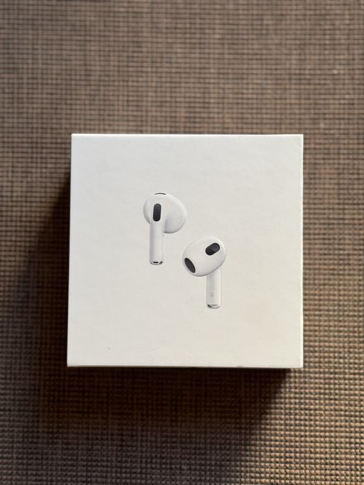 Oryginalne pudełko Apple AirPods 3 gen z paragonem