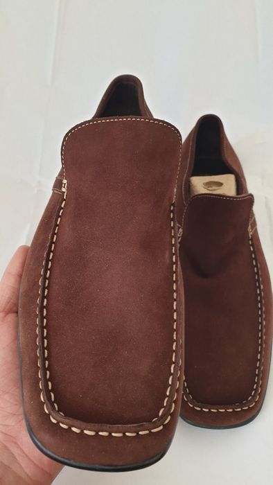 Buty eleganckie skórzane mokasyny rozm 42,5 Aston Grey