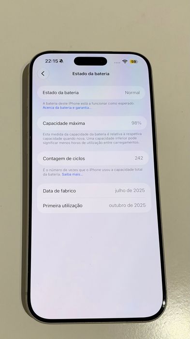 3 iPhones 17 Pro Max 1 TB (menos de 1 ano de uso)