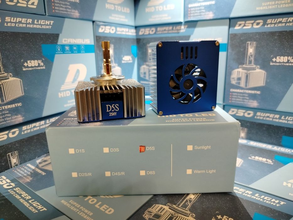 D5S LED Светодиодные лампы LED D1S (R), D2S (R), D3S, D4S , 34000 Люм.
