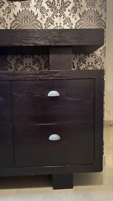 Komoda drewniana retro vintage zrobiona na zamowienie solidna