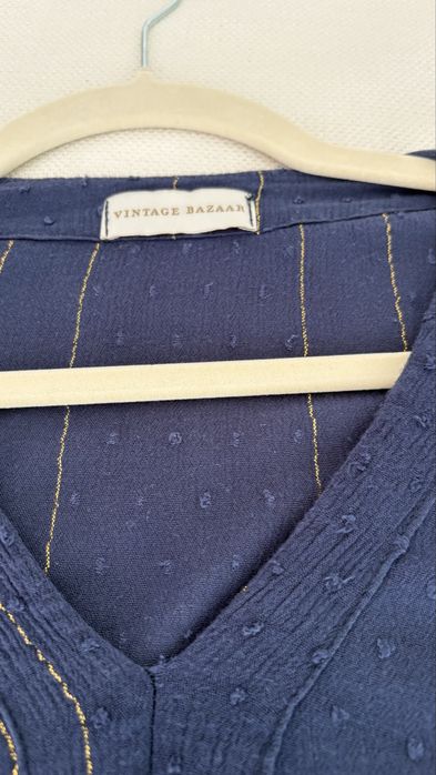 Vestido Azul Vintage Bazaar