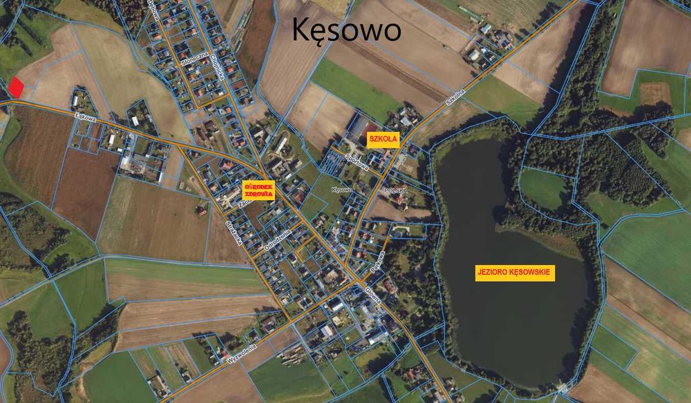 DZIAŁKA BUDOWLANA KĘSOWO - warunki zabudowy i media