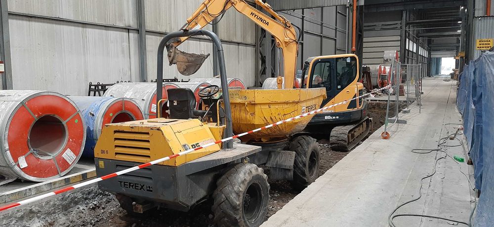 Usługi Roboty Koparką Gąsienicową Minikoparka Wynajem Wozidło Sprzedaż