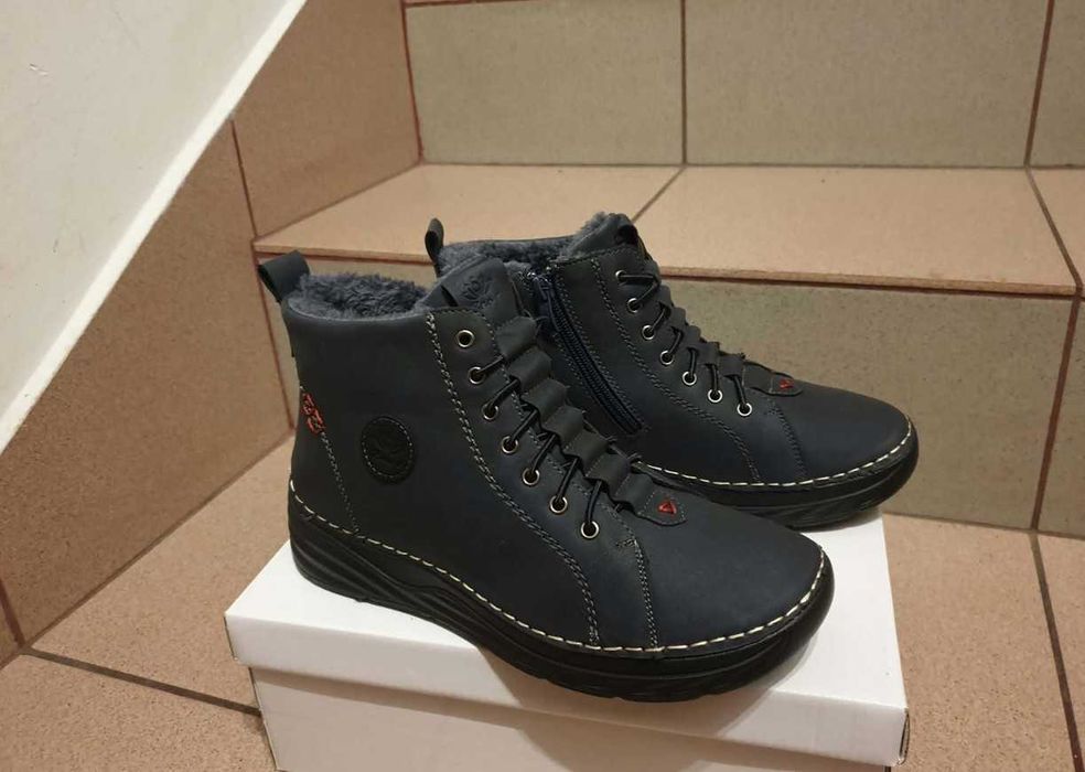Buty Damskie Rieker Granatowe 37