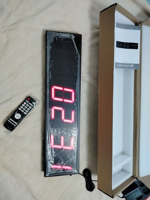 Zegar,Timer LED fit 22-6 z 4calowymi cyframi.