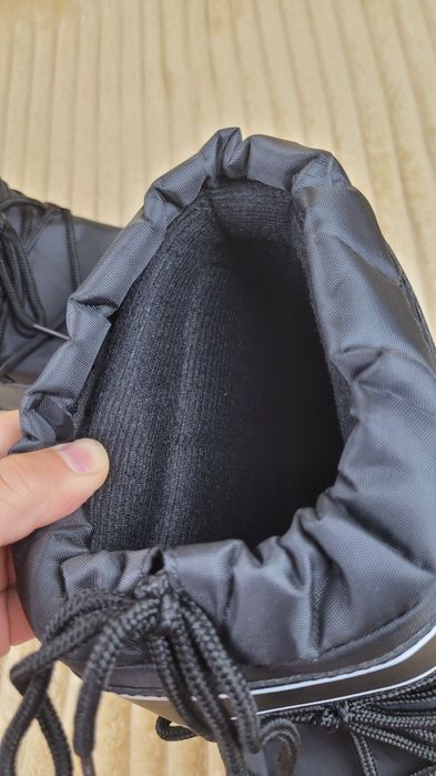 Nowe buty zimowe na kostkę snow boot czarne rozmiar  38