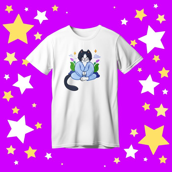 Футболка мерч канала А ну-ка Давай-ка "кот малыш Мурка Баффи Блогер