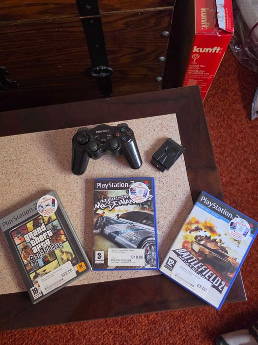 Jogos e comando ps2