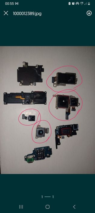 Części do  samsung s 24 ultra cześci,zaznaczone części sprzedane.