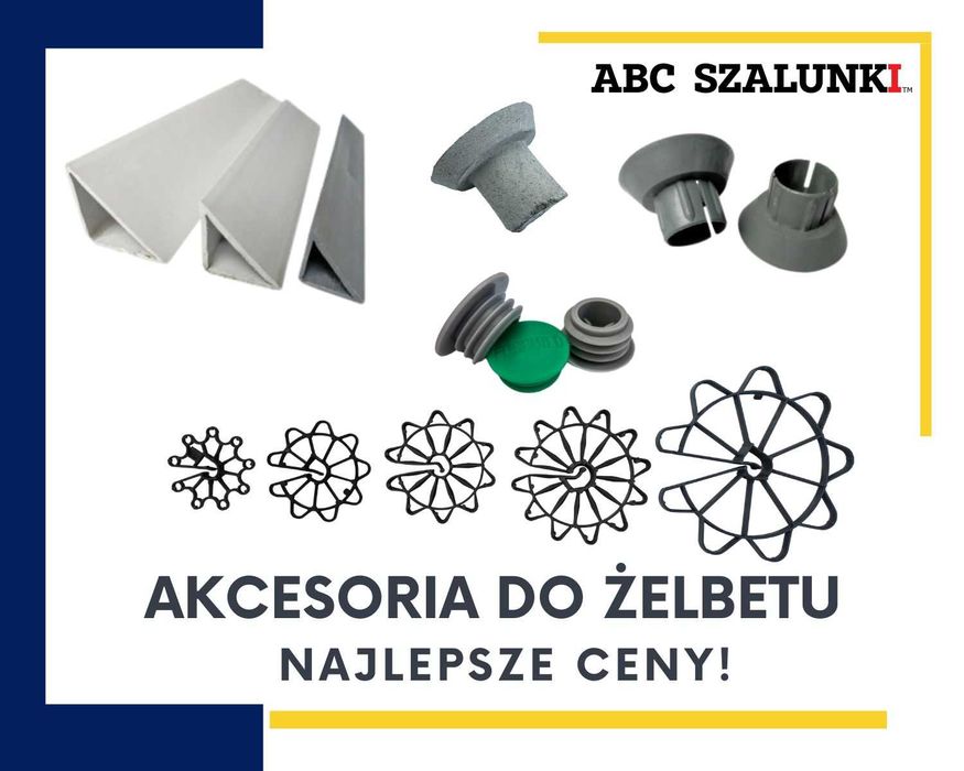 OKAZJA akcesoria do żelbetu elementy tracone uszczelnienia DOSTAWA