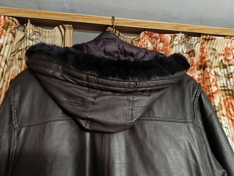 Пальто з натуральної шкіри