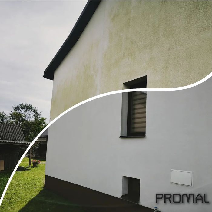 PROMAL - Mycie, malowanie, impregnacja dachów, elewacji, kostki.
