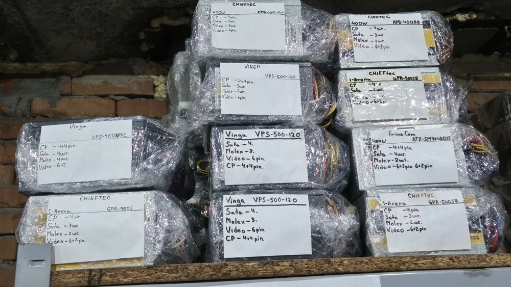 Блоки живлення Chieftec 400w/450w. ГАРАНТІЯ!