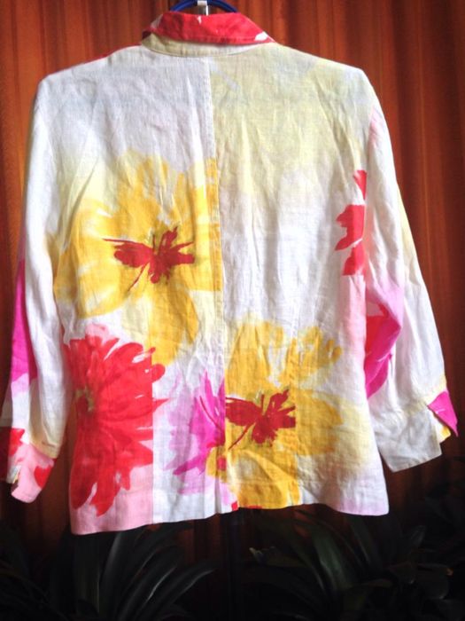 Lniana bluzka w rozm. 40