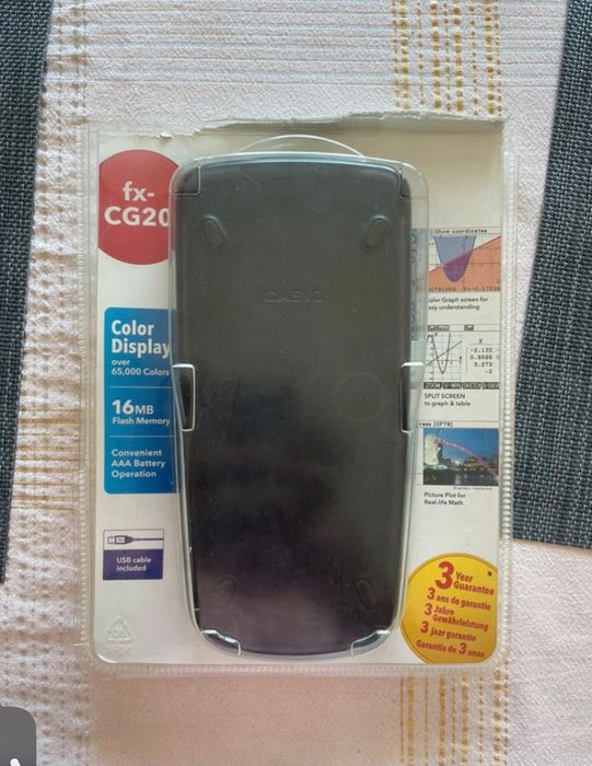 Calculadora Fx-CG20 Casio
Calculadora científica
Como nova
Com modo de exame