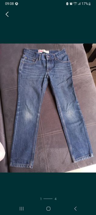Spodnie jeans chłopięce rozm. 140