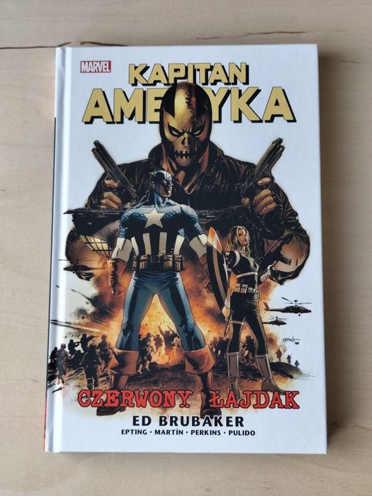 Kapitan Ameryka Czerwony Łajdak autograf Mike Perkins