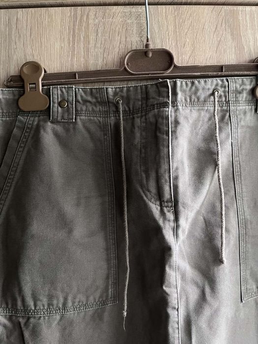 Spódnica cargo maxi khaki