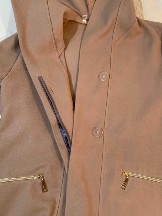 Пальто пудрове, кашемір