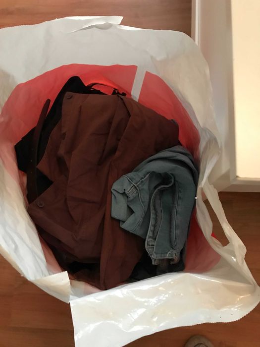 Saco de roupa de inverno ,tmanho: L, 40