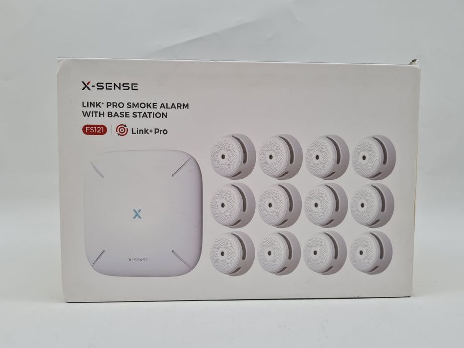 Zestaw FS121 12x Czujnik Dymu X-Sense WiFi + Centrala SBS50 Aplikacja