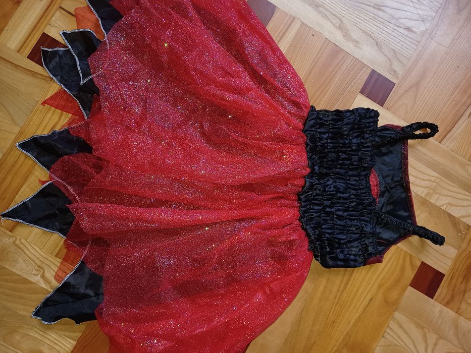 Strój sukienka przebranie czarownica