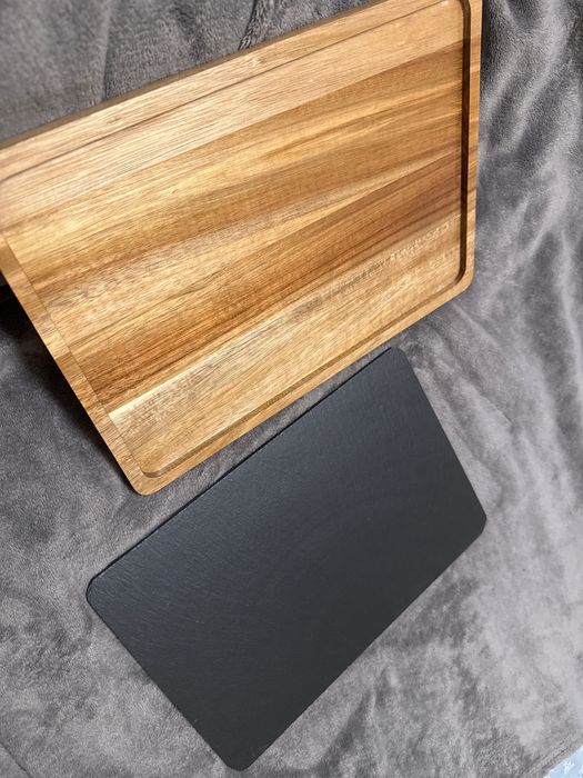 Доска сланец+дерево 33х23 см